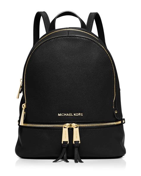 michael kors black and red backpack|Michael Kors black backpack large.